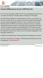 Mobile Screenshot of gewkoelnag.de